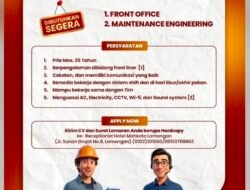 Hotel Mahkota Lamongan Buka Lowongan Front Office dan Maintenance Engineering, Simak Syaratnya