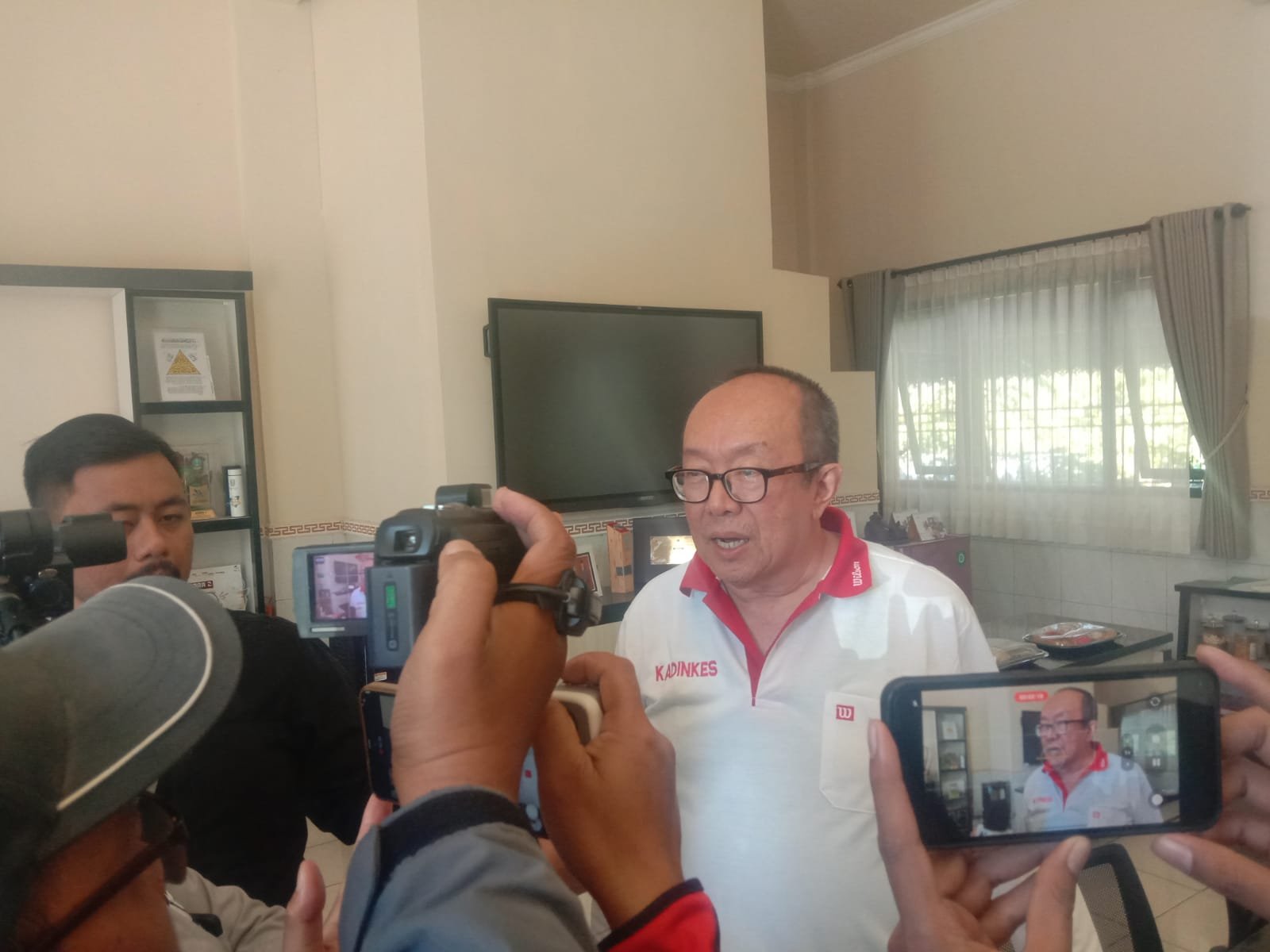 Kepala Dinas Kesehatan Kab. Malang drg. Wijayanto Wijoyo Dinkes rutin menggelar CKG dan Mendukung Program Presiden melalui Percepatan pencegahan TBC dan X - Ray