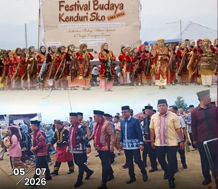 Ketua DPRD Hutri Randa Hadiri Festival Kenduri Sko Lima Desa di Tanjung Pauh Mudik