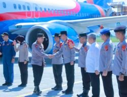 Kapolda NTB Sambut Kedatangan Kapolri di Lombok, Polda Siagakan Pengamanan Maksimal Kunjungan VVIP