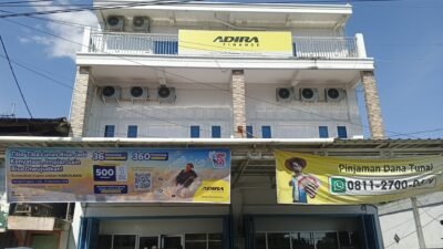 Kantor Adira finance Cabang Simpang Empat, Pasaman Barat, Sumatera Barat. Selasa, (14/7/2026). (Foto: Saipen/JadiKabar)