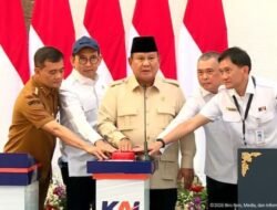 Presiden Prabowo Resmikan Revitalisasi Stasiun Semarang Tawang, Jaga Warisan Sejarah dan Memori Bangsa
