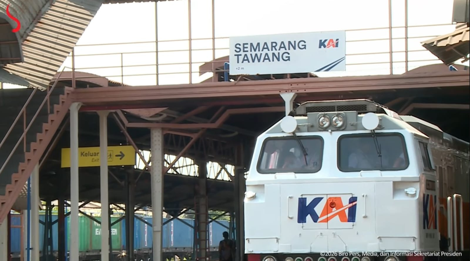 Presiden Prabowo Subianto meresmikan revitalisasi Stasiun Semarang Tawang di Kota Semarang, Kamis (30/7/2026).