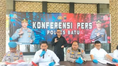 Tim URC Satreskrim Polres Batu Amankan Dua Penadah Hasil Curanmor