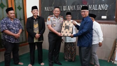Kapolresta Malang Kota Silaturahmi ke PCNU, Perkuat Sinergi Ulama dan Polri Jaga Kamtibmas Khususnya Persoalan Sosial