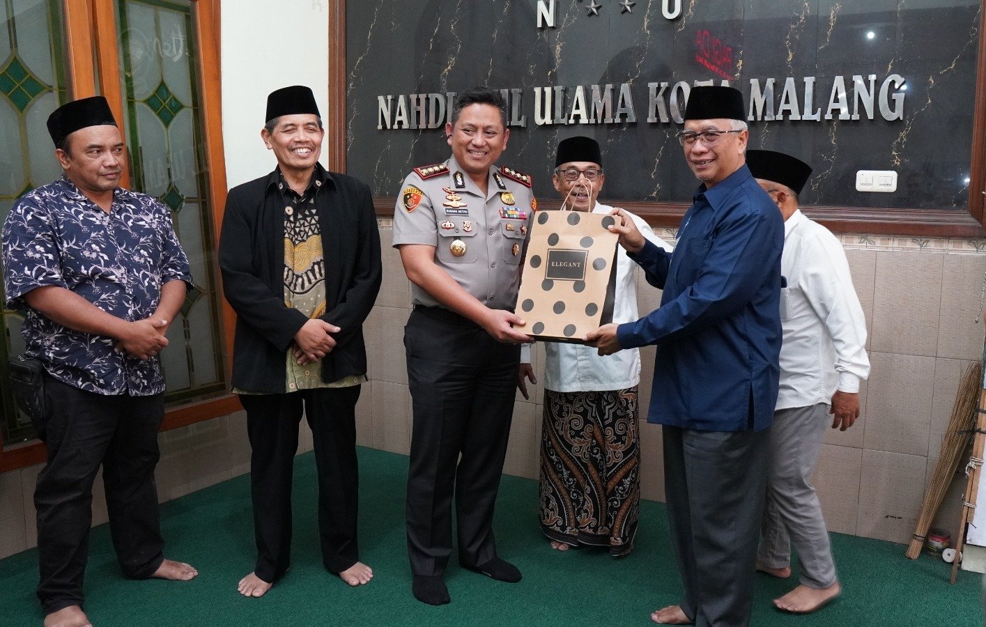Kapolresta Malang Kota Silaturahmi ke PCNU Perkuat Sinergi Ulama dan Polri Jaga Kamtibmas Khususnya Persoalan Sosial