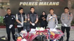 Pengungkapan 17 Kasus, Polres Malang Ringkus Tiga Pelaku Pencurian Baterai Tower Telekomunikasi