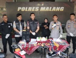 Pengungkapan 17 Kasus, Polres Malang Ringkus Tiga Pelaku Pencurian Baterai Tower Telekomunikasi