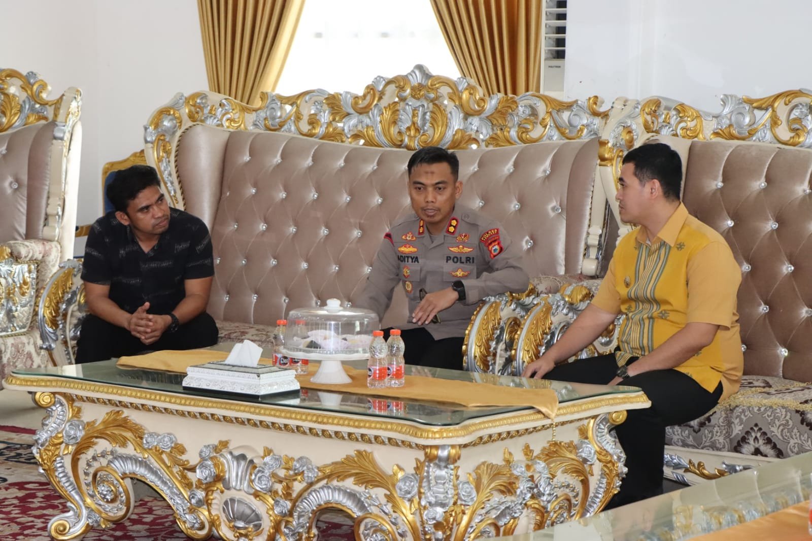 Perkuat Sinergitas Forkopimda, Kapolres Pangkep Silaturahmi ke Bupati Pangkep
