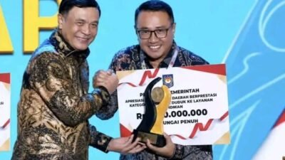 Sungai Penuh Raih Terbaik II Akses Pendidikan Regional Sumatera, Wako Alfin Bawa Pulang Insentif Rp1,5 Miliar