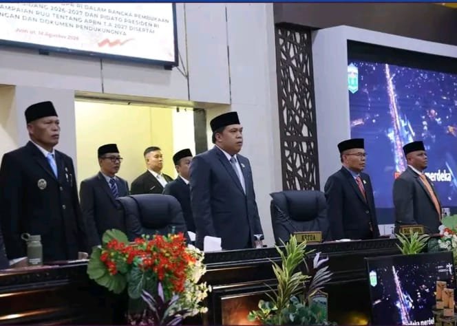 Rangkaian Peringatan HUT RI ke 81, Gelar Rapat Paripurna Mendengarkan Pidato Kenegaraan Presiden RI