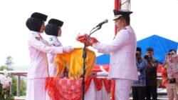 Khidmat! Wali Kota Alfin Pimpin Penjemputan Duplikat Sang Saka Merah Putih